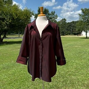 NWOT Venezia Jeans Women’s Red/Black Iridescent